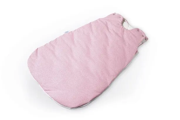 Eine rosa Schlafsack der Serie PULMANOVA von MEDI-TECH vor weißem Hintergrund.